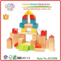EZ1058 EN71 approved creative beech wood Castle Toy Wooden Blocks Set